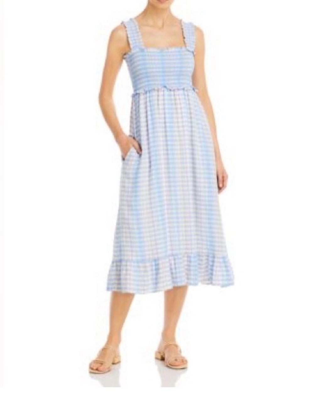 Rails Rumi Smocked Midi Dress